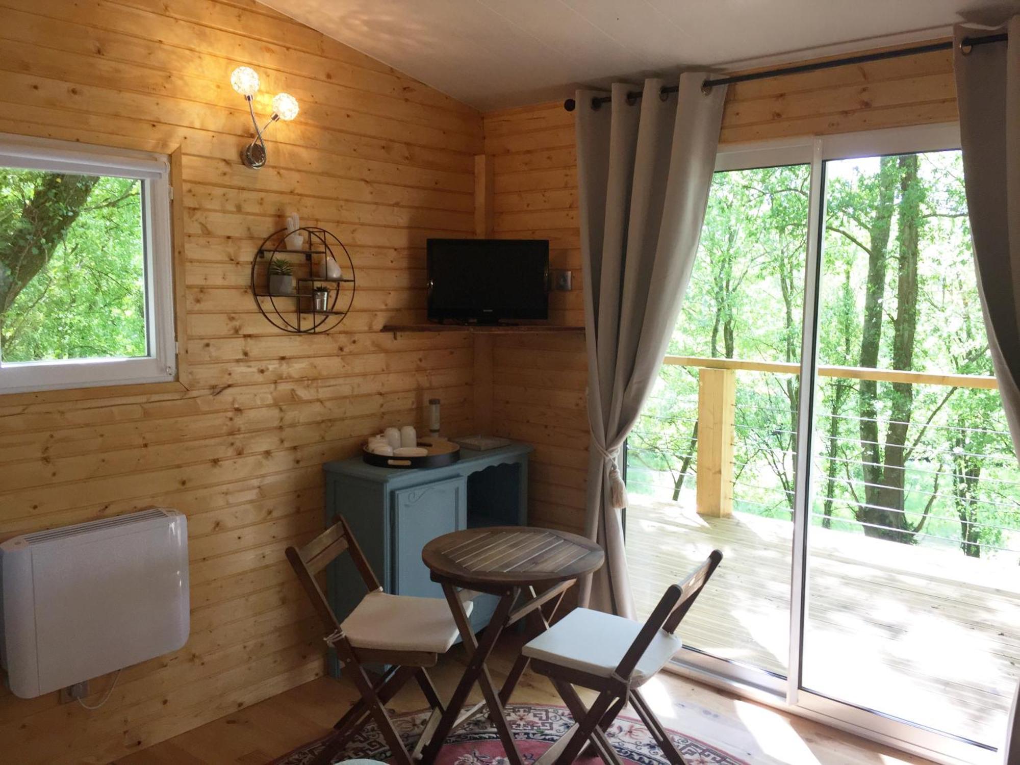 Les Cabanes Du Lac - Spa - Petit Dejeune - Cabane Du Frene & Cabane Du Chene Premium Sevignacq エクステリア 写真